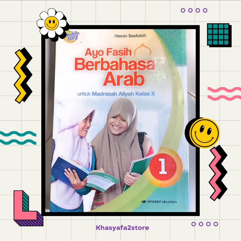 BUKU AYO FASIH BERBAHASA ARAB KELAS 10 ERLANGGA