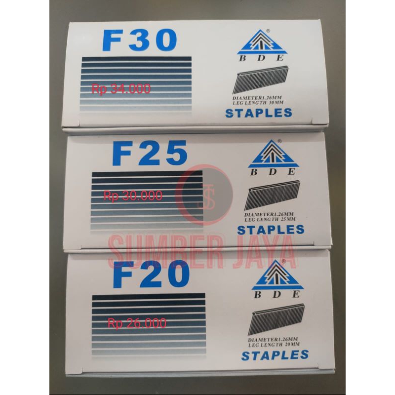 

Refill isi Staples paku F15 F20 F25 F30