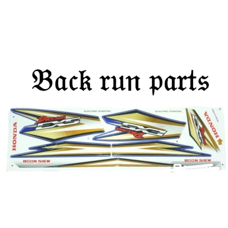 stiker body honda ex5 astrea prima malaysia striping ex5 astrea prima