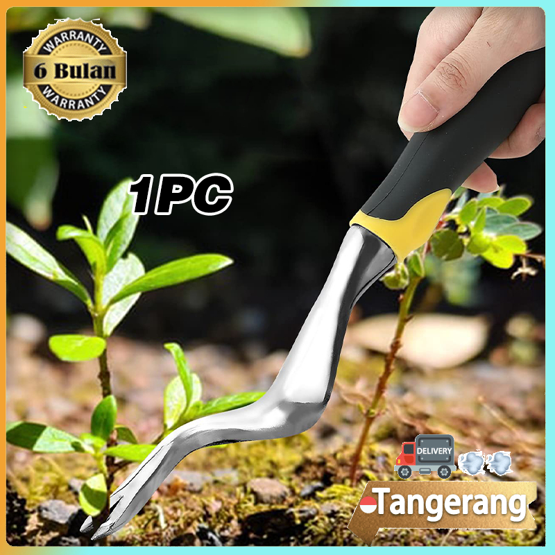 Alat Pencabut Rumput Liar Manual Stainless Pencabut Rumput Akar Tanaman Liar Manual