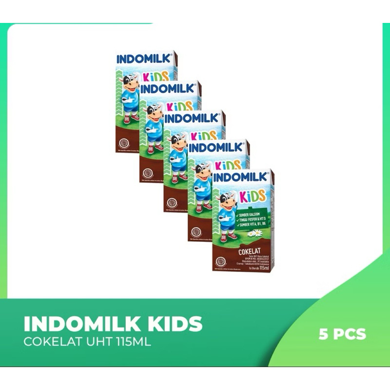 

Indomilk Kids Cokelat Isi 5 x 115ml