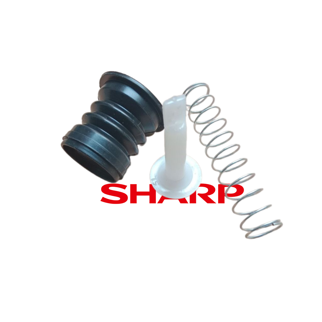 SHARP 1 SET - Karet Klep Seal Pembuangan Air Mesin Cuci Sharp 2 Tabung Sil Penutup Drain