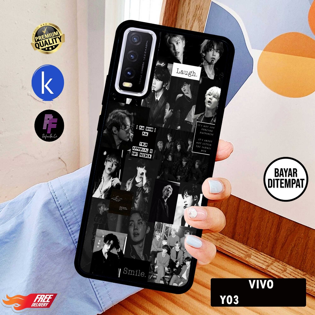 KRTK [COD] Case Hp Custom Casing kekinian Vivo Y03 Y02 Y17s Y16 Y20 Y21 Hardcase - Softcase - Paling