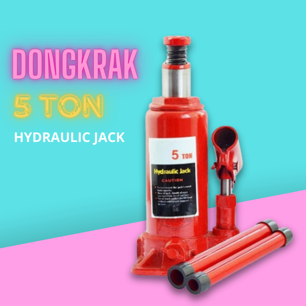 DONGKRAK 5 TON DONGKRAK  BOTOL HIDROLIK HYDRAULIC JACK 5TON SLS