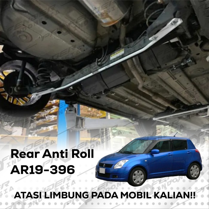 ULTRA RACING - Rear anti roll (19mm) - AR19-396 - Suzuki Swift 04+ With Coilover Only - Original Mal