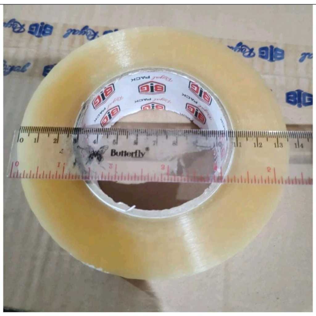 

Lakban Jumbo 45mm x 300yard 2inch Kualitas Bagus 45 Micron Isolasi Opp Packing Bening dan Coklat