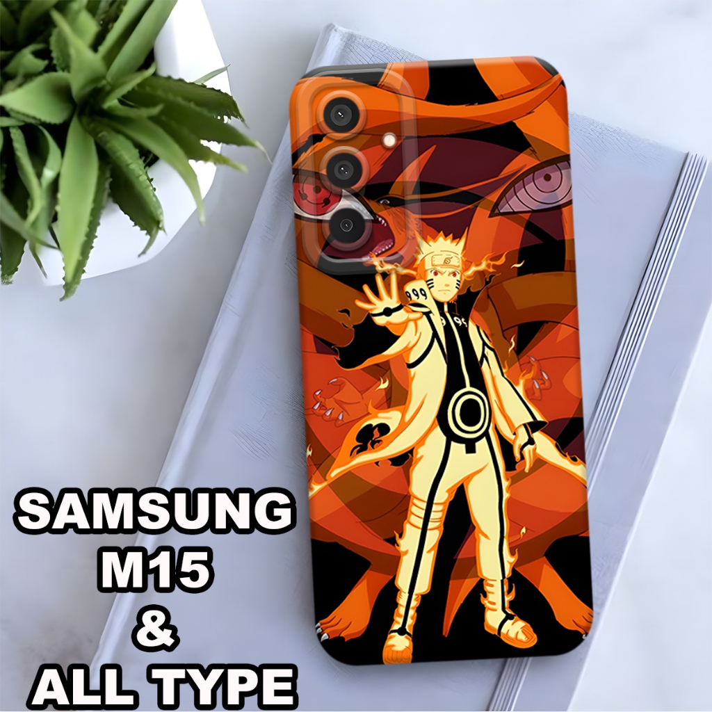 AC10/Softcase Procamera HP Samsung M15 2024 Terbaru - Motif Naruto - Case Silikon - Case Procamera -