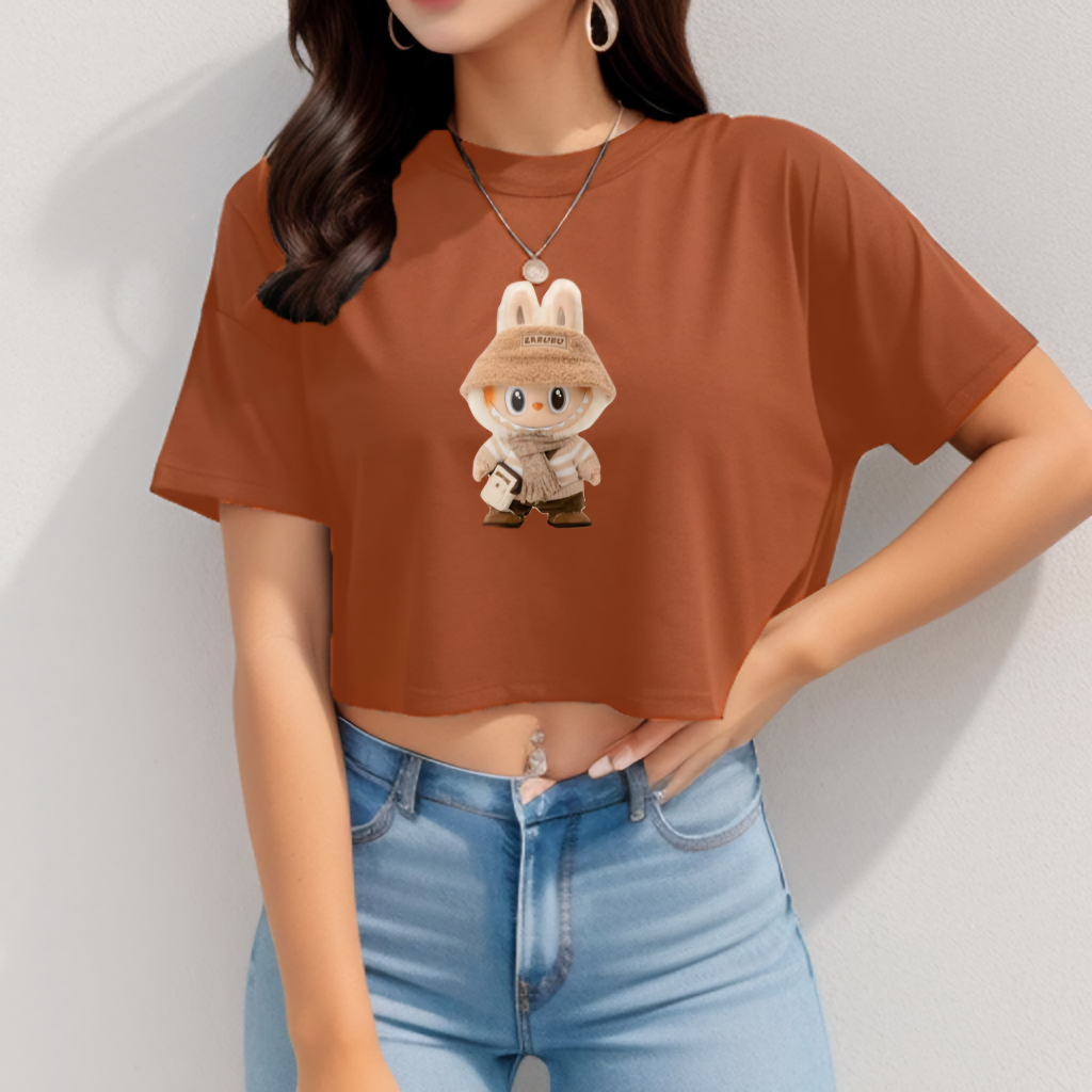 Kaos Crop Tee DT69 Oblong Wanita Baju Distro Cewek Atasan Kekinian Murah Lengan Pendek Tumblr Tee Ca