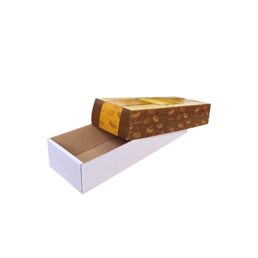 

(5pcs) Box Hampers Hadiah Kado Ulang Tahun 30x10x6cm Box Motif Coklat