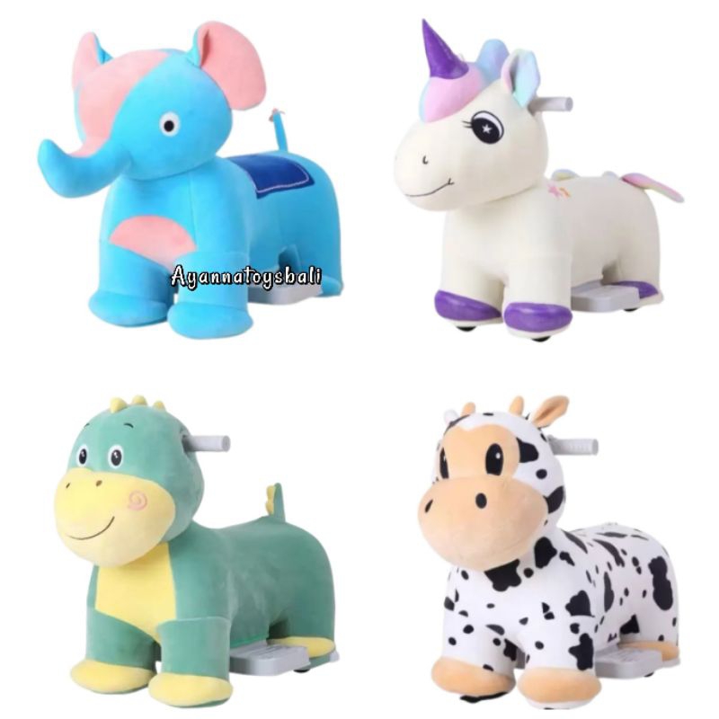 Ride on Mainan anak kuda Nuwa NKYZ 077C Odong Odong pakai Aki Bisa dinaiki Dan Berjalan
