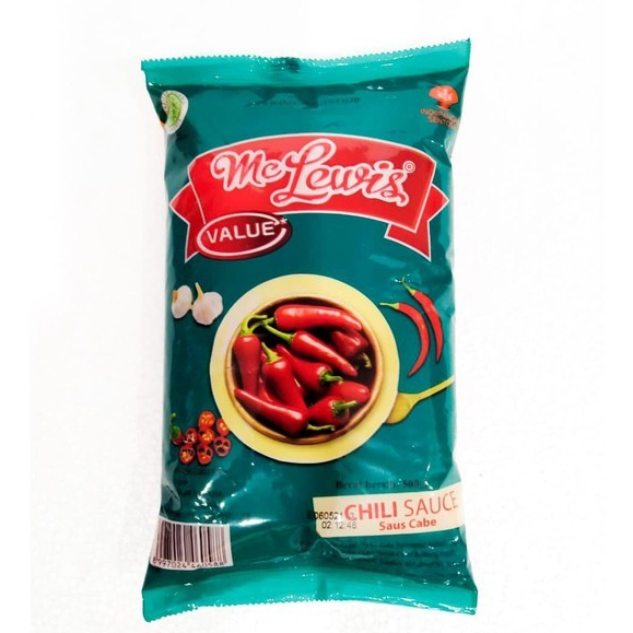 

Mc Lewis Sambal Asli 500 gr/Enak Pedas