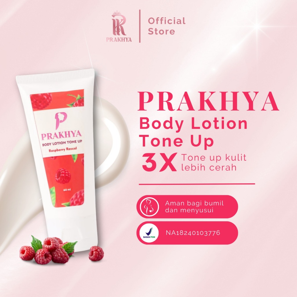 Prakhya Body Lotion Tone Up | Mengandung Niacinamide dan Alpha Arbutin