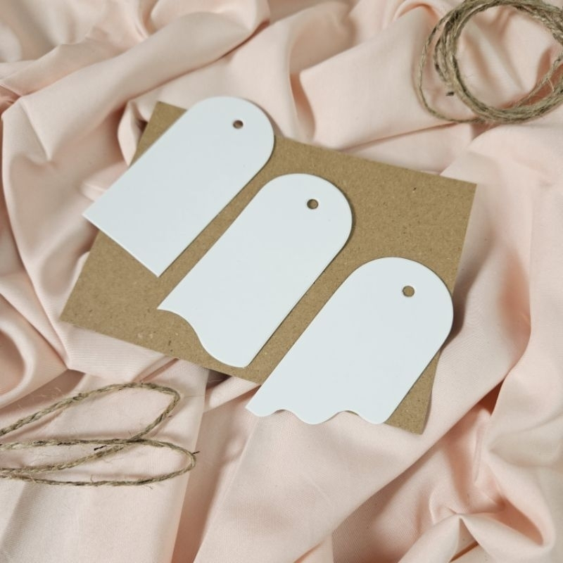 

(Ivory) Hangtag Aestethic/Hangtag Baju/Hangtag Ivory/Hangtag Putih