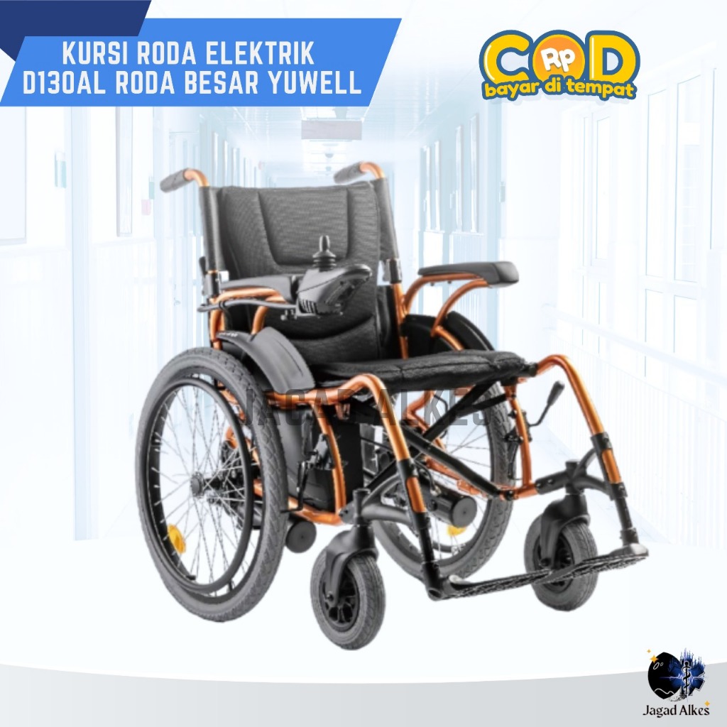 Kursi Roda Elektrik D130AL / Kursi Roda Listrik Yuwell / Kroda Elektrik Yuwell RODA BESAR