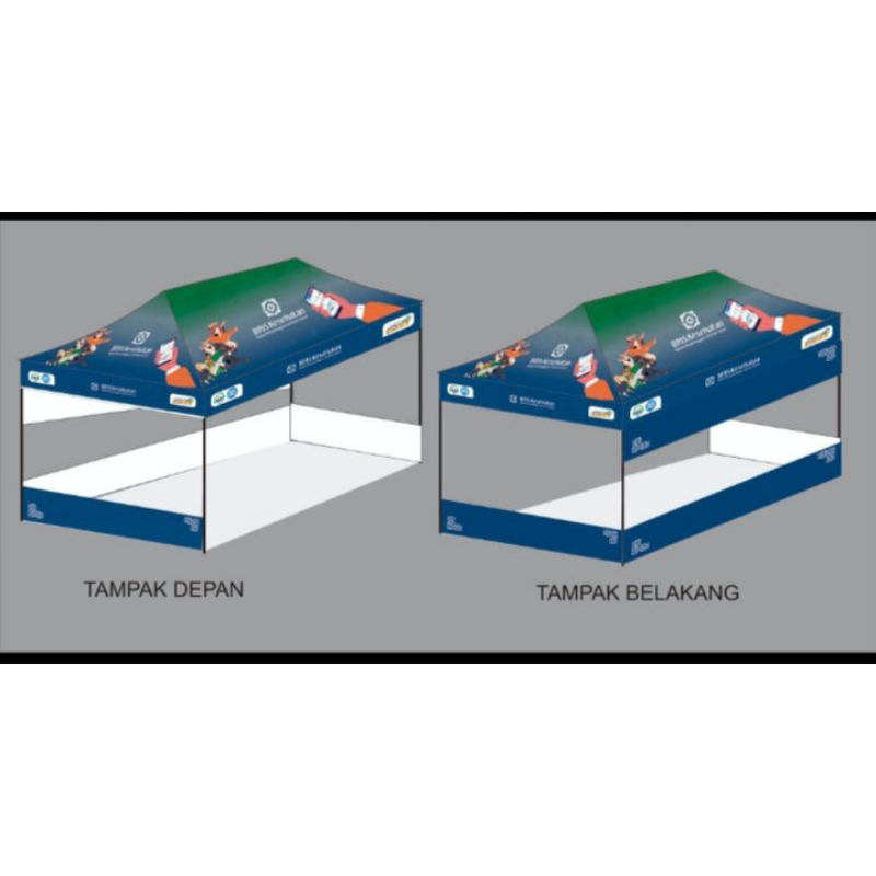 Tenda Lipat custome uk 3x4,5 premium