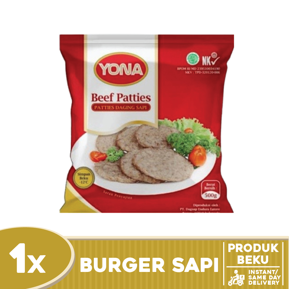 

YONA Beef Patties 500gram