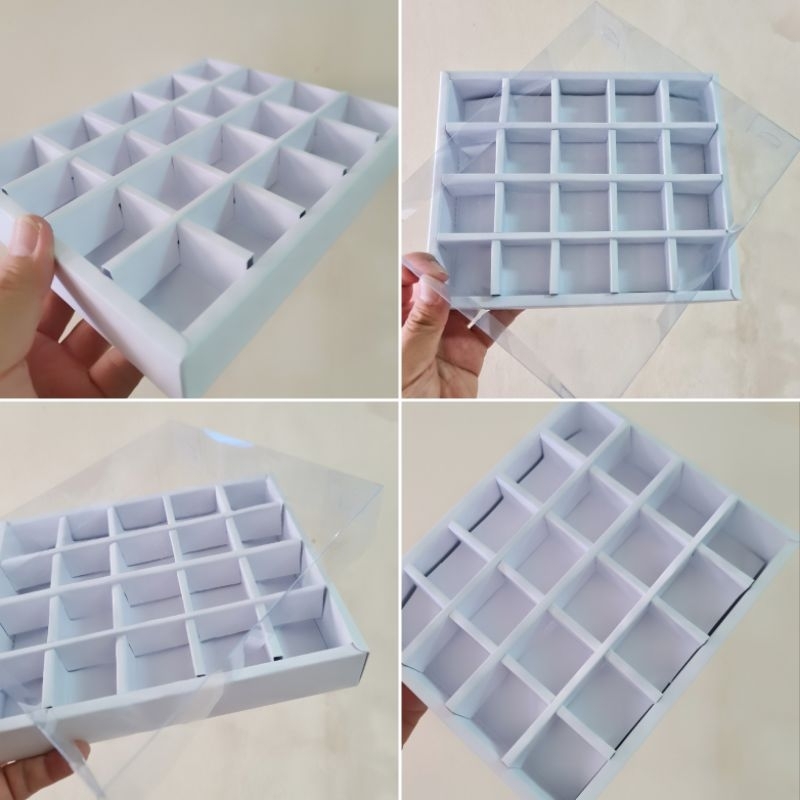 

Dus Mika Polos Nastar Bulat Sekat 20 uk. 3.5x3.5x3.5 cm ( 1 pack isi 5 pcs dus )