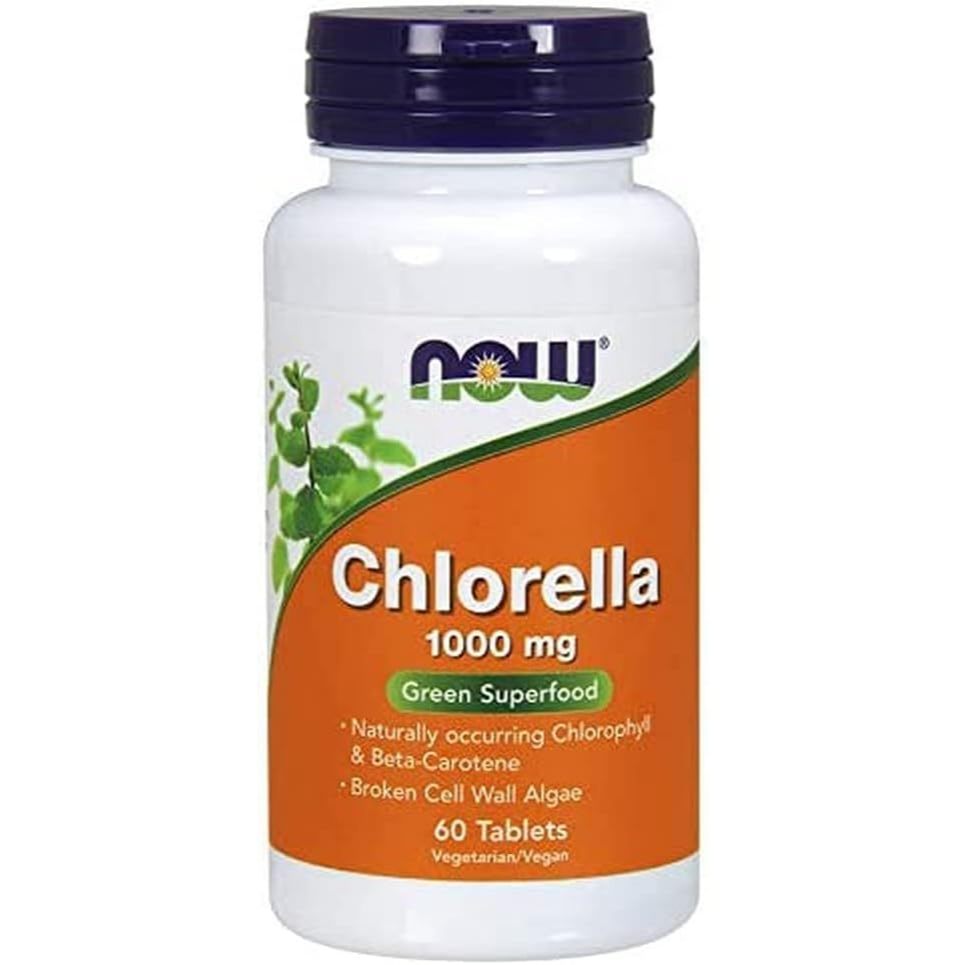 Now Foods Chlorella 1000 mg 60 Tablets