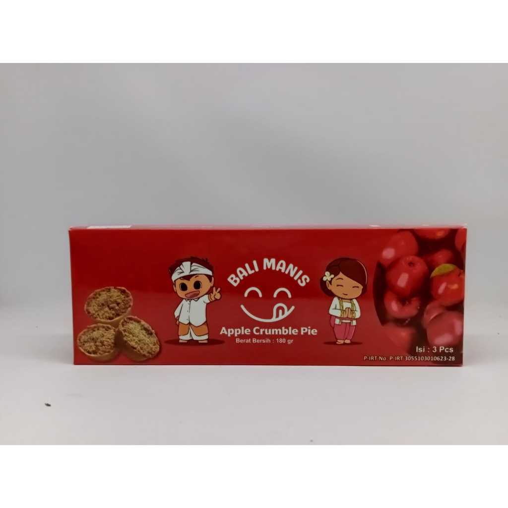 

Pie Apple Crumble Oleh Oleh Khas Bali isi 3pcs