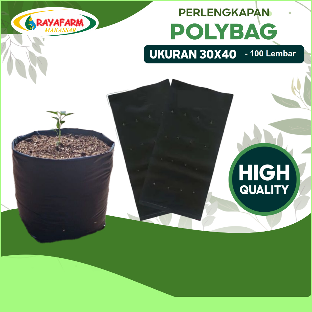 POLYBAG 30 X 40 100 LEMBAR