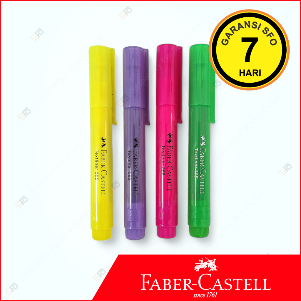 

Textliner Faber Castell 365 Translucent - SFO Semarang Official