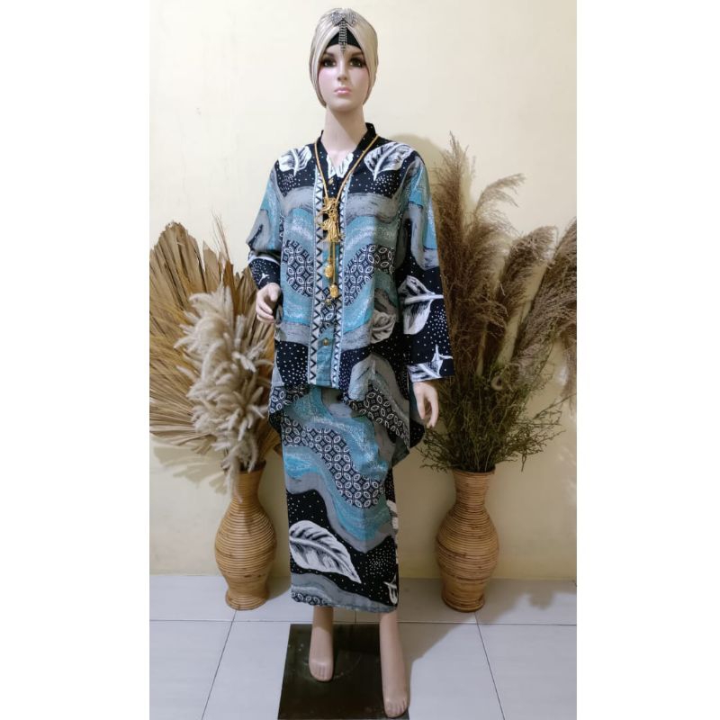 Set Rok Batik Doby Busui | Set Rok Aruna | Set Rok Kondangan Premium Wanita Elegant Mewah - Modeluv
