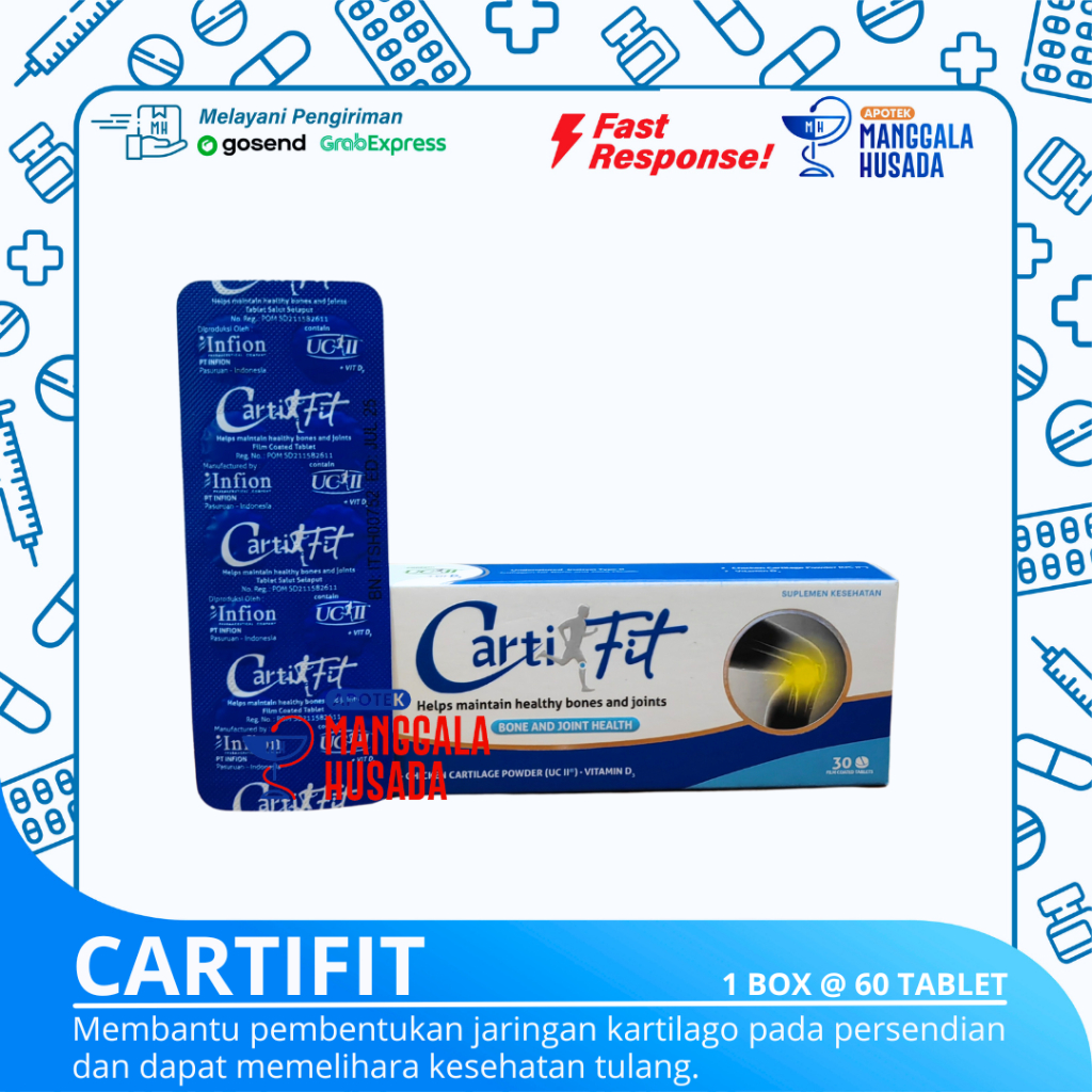 CARTIFIT SUPLEMEN KESEHATAN PER BOX @ 30 TABLET