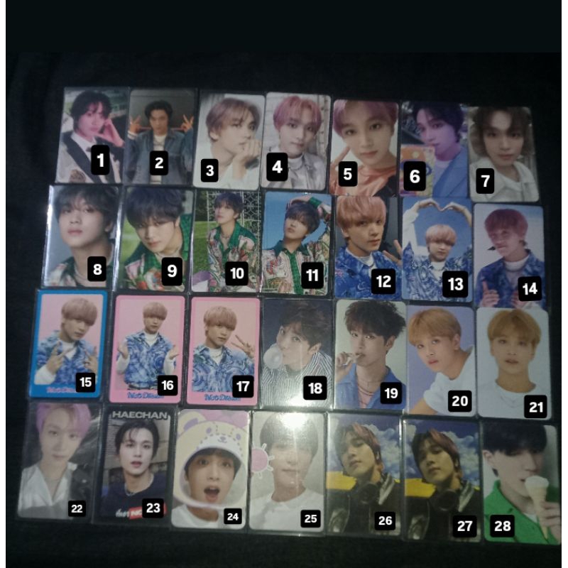 PHOTOCARD PC AAB HAECHAN JOHNNY MARK JENO tds2 sg23 dicon repackage anniversary istj ay-yo candy esk