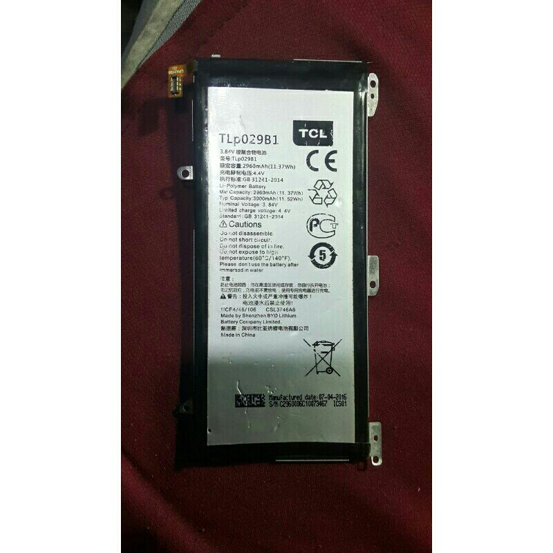 Batre Alcatel One Touch Flash 2 /TLP029B1/FL02