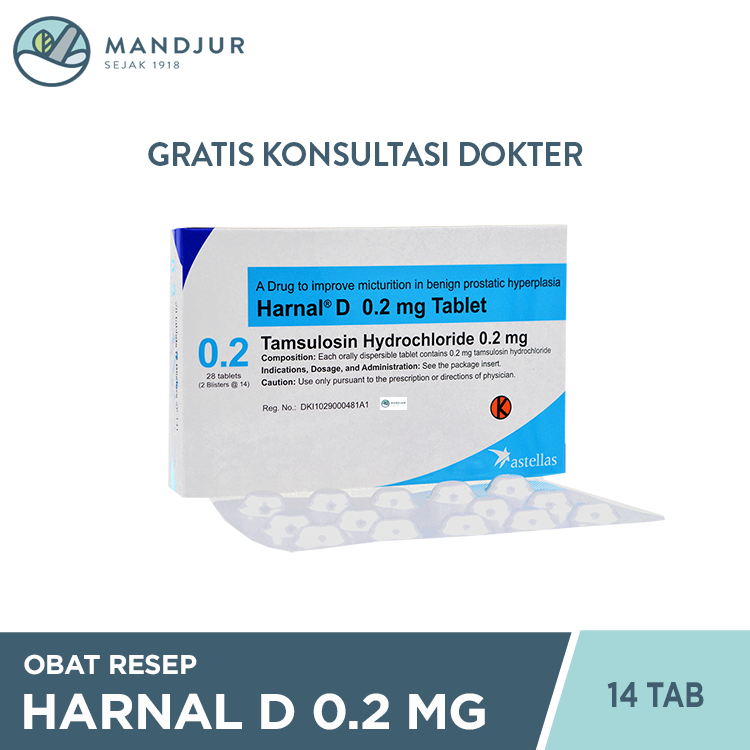 Harnal D 0.2 mg 14 Tablet