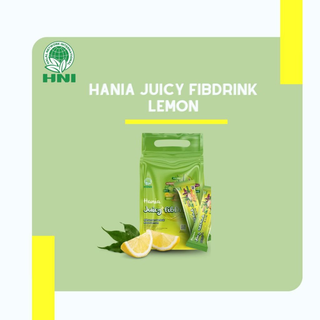 

HNI HANIA JUICY FIBDRINK LEMON MINUMAN UNTUK DIET