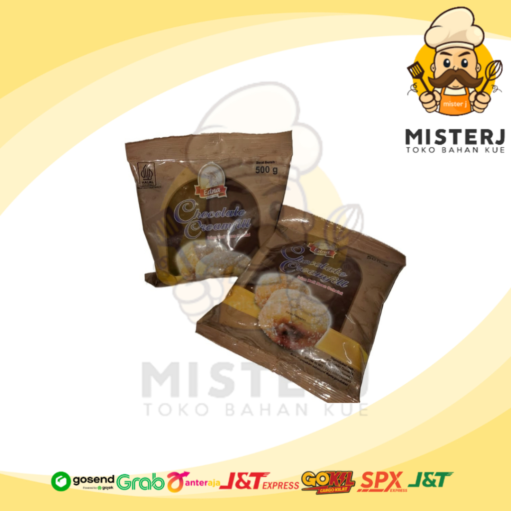 

Edna Coklat Creamfill | 500gr Gram | Selai Edna Rasa Coklat | BEST SELLER