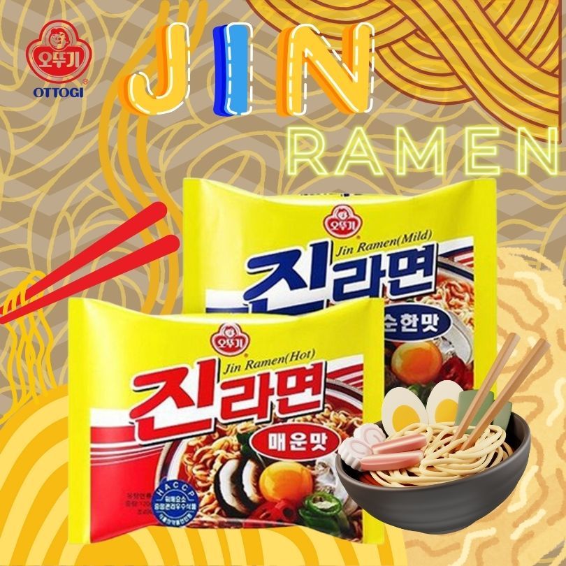 

Ottogi Jin Ramen Korean Styles Instan Noodle 120Gram