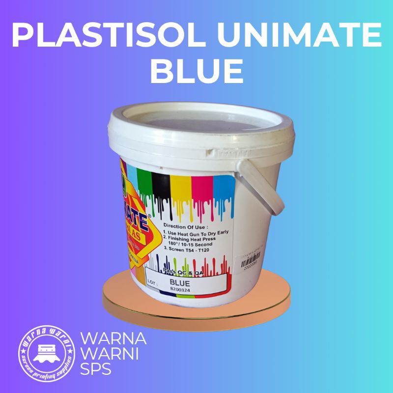 

TINTA SABLON PLASTISOL UNIMATE BLUE/BIRU