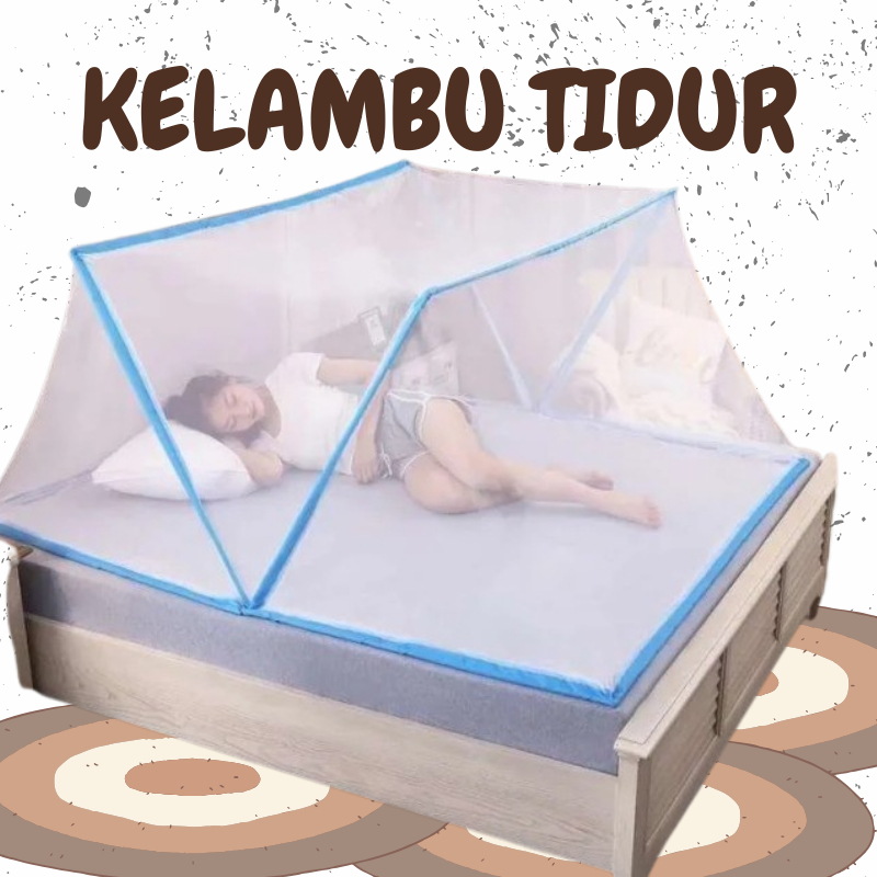 Kelambu Premium Anti Nyamuk Tenda Lipat Kotak