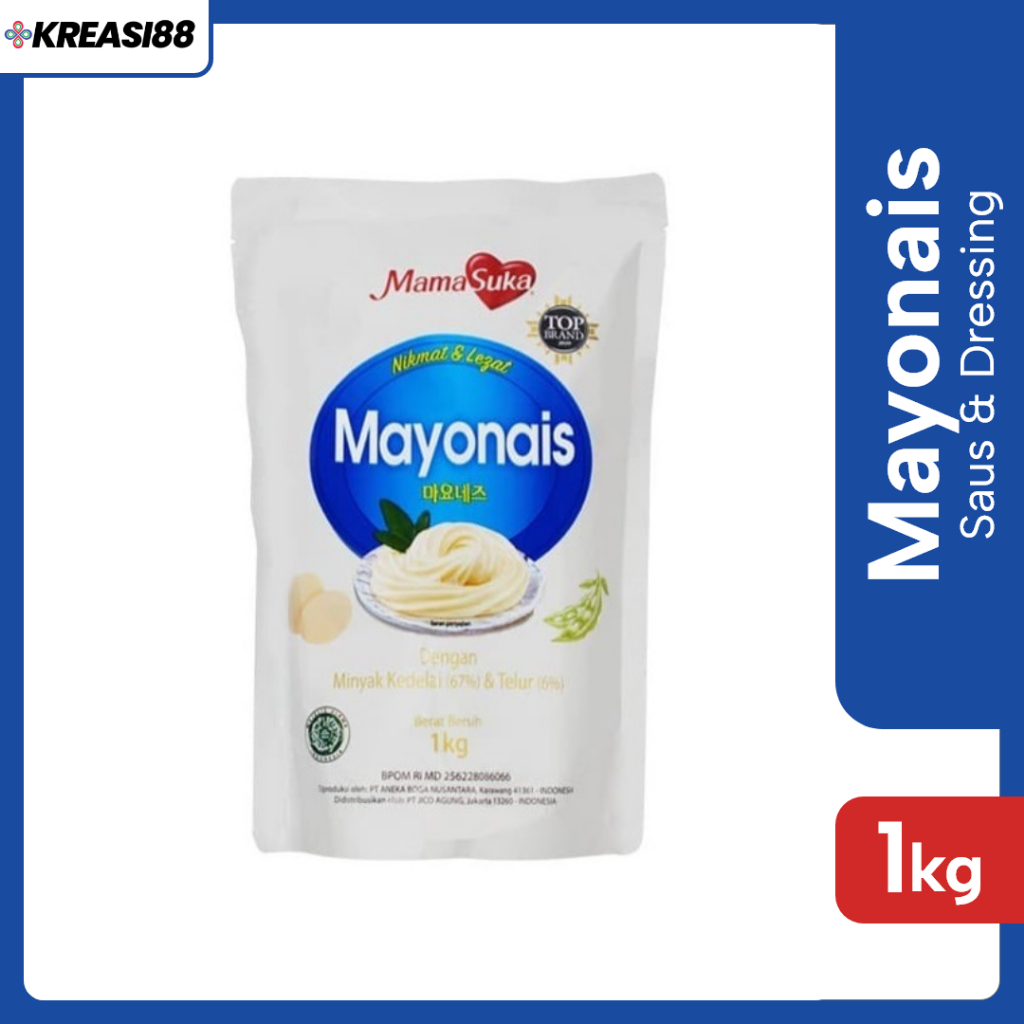 

MAMASUKA MAYONAISE ORIGINAL 1KG / MAYO / MAYONAIS