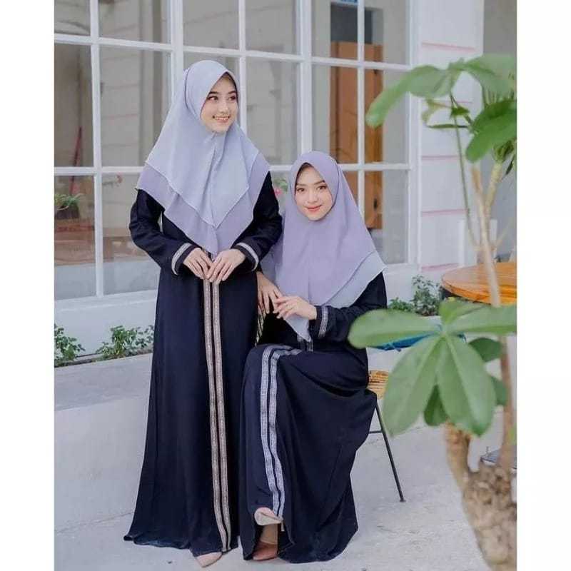 Gamis Abaya Arab Hitam Abaya Jetblack Turkey Modern Baju Gamis Muslimah Polos Depan Bordir