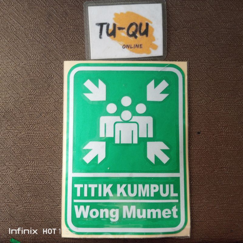 Sticker TITIK KUMPUL WONG MUMET