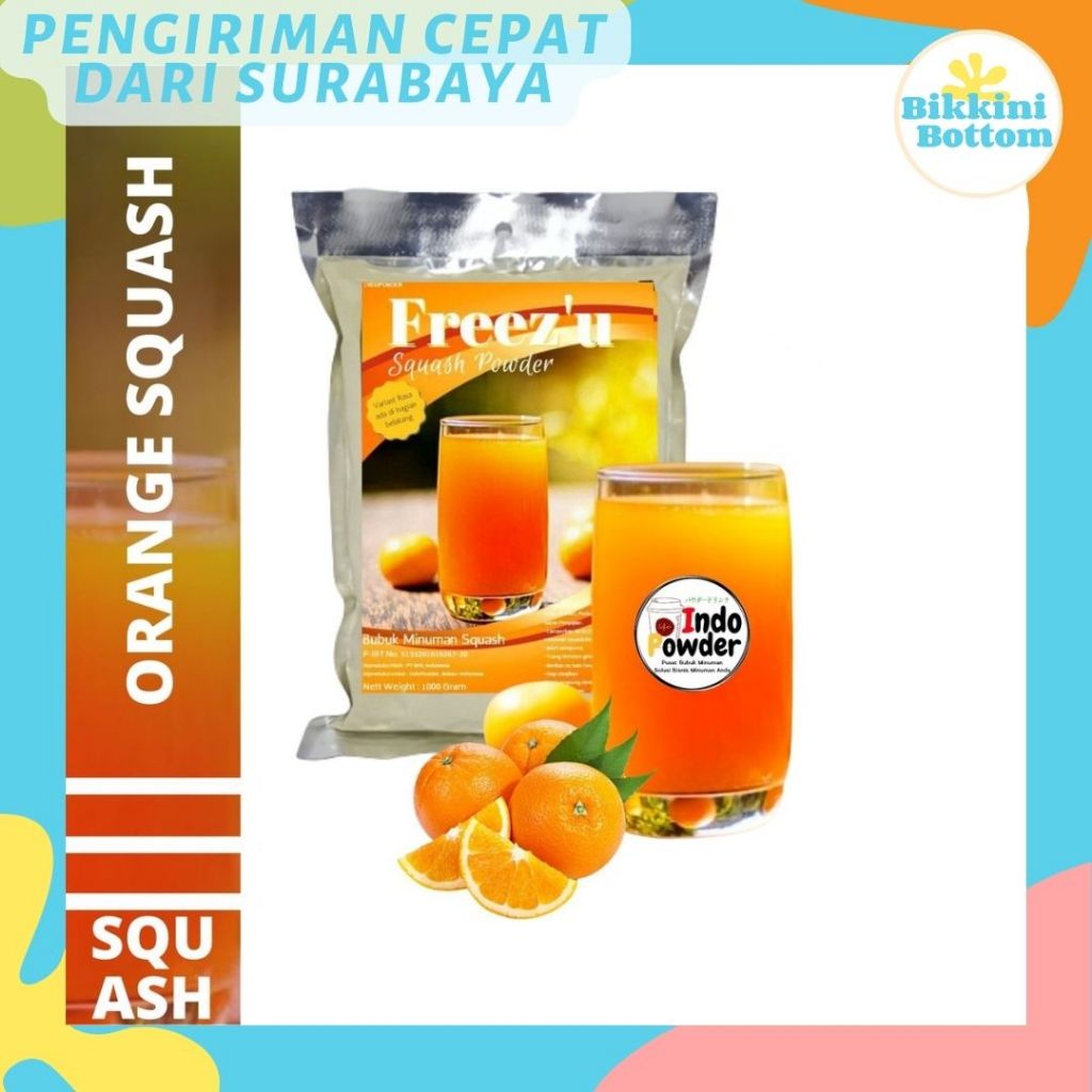 

Bubuk Minuman ORANGE 1KG SQUASH/ Powder ORANGE 1KG / Bubuk ORANGE INDOPOWDER FREEZU SQUASH