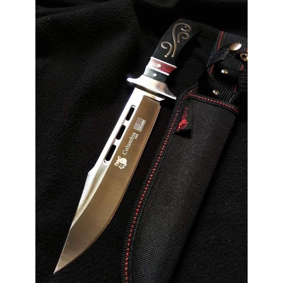 PISAU COLOMBIA SA21 HUNTING KNIFE SURVIVAL KIT PISAU DAPUR KEMAH