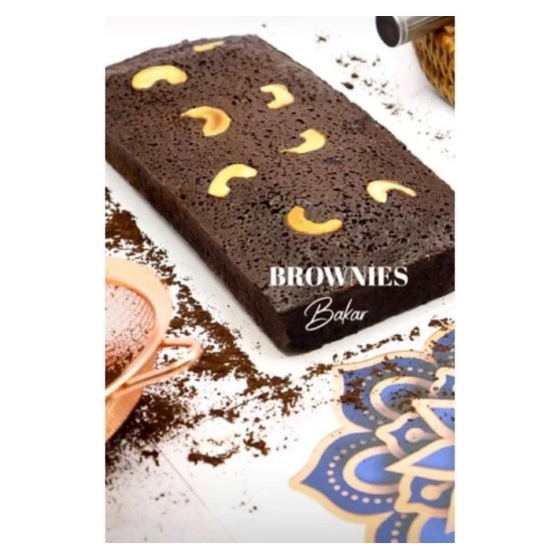 

Brownies / Brownis bakar Hj.Enong + Gratis packing kardus