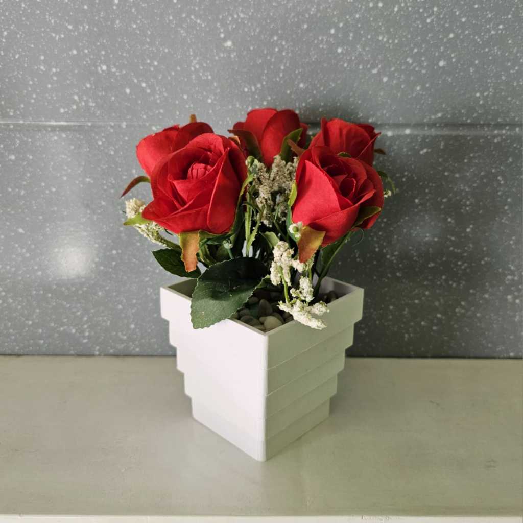 Tanaman Hiasan Bunga Bunga  Kecil Hias Minimalis Bunga Pajangan Ruangan Tamu Bunga Artifisial Bunga 