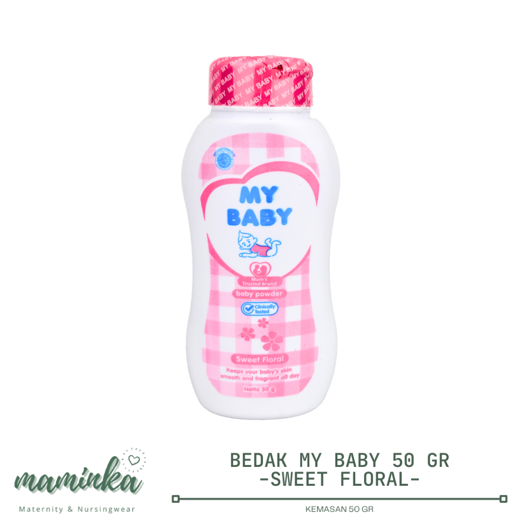 My Baby Powder Bedak Bayi Kemasan 50 Gram (KECIL)