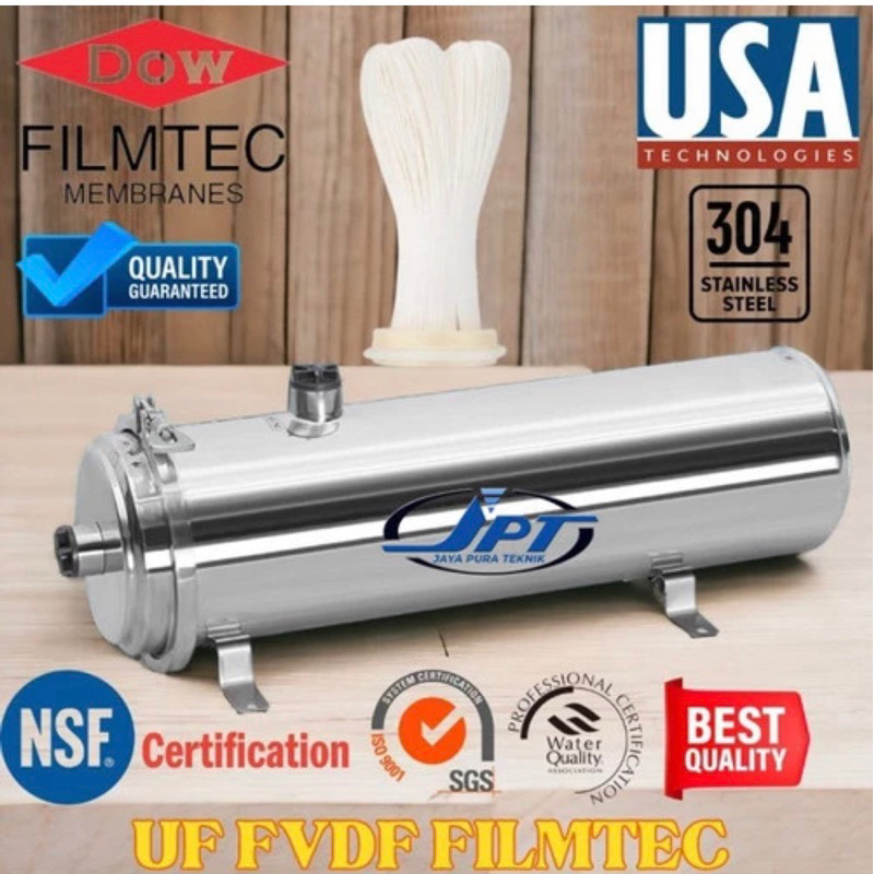Ultrafiltrasi UF PDVF 15000 Lph UF PDVF 15000 Lph Ultrafiltrasi Air