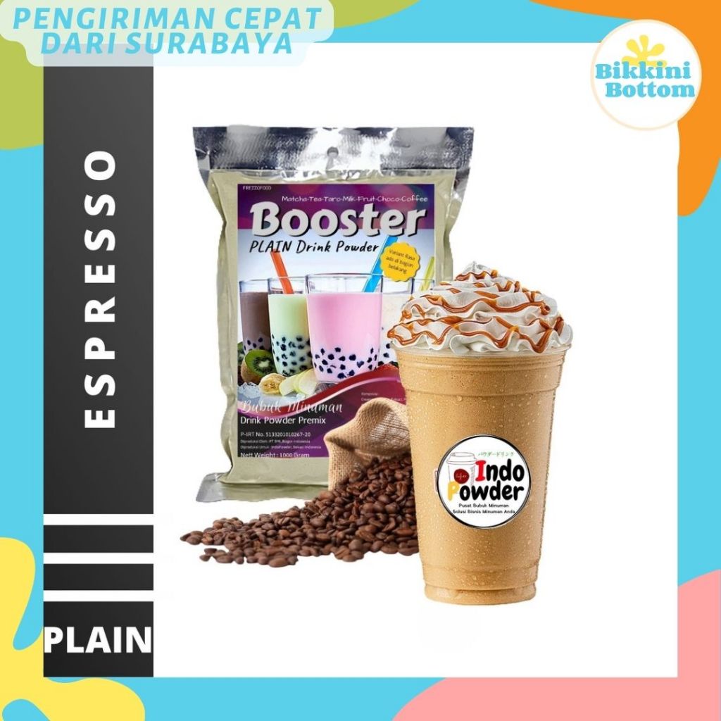 

Bubuk Minuman ESPRESSO 1KG PLAIN / Powder ESPRESSO 1KG / Bubuk ESPRESSO INDOPOWDER BOOSTER PLAIN