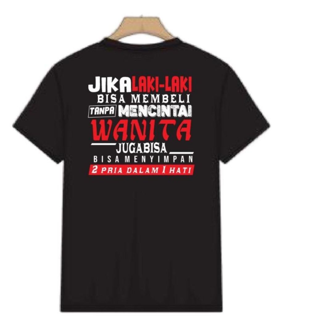 kaos korban laki laki iblis