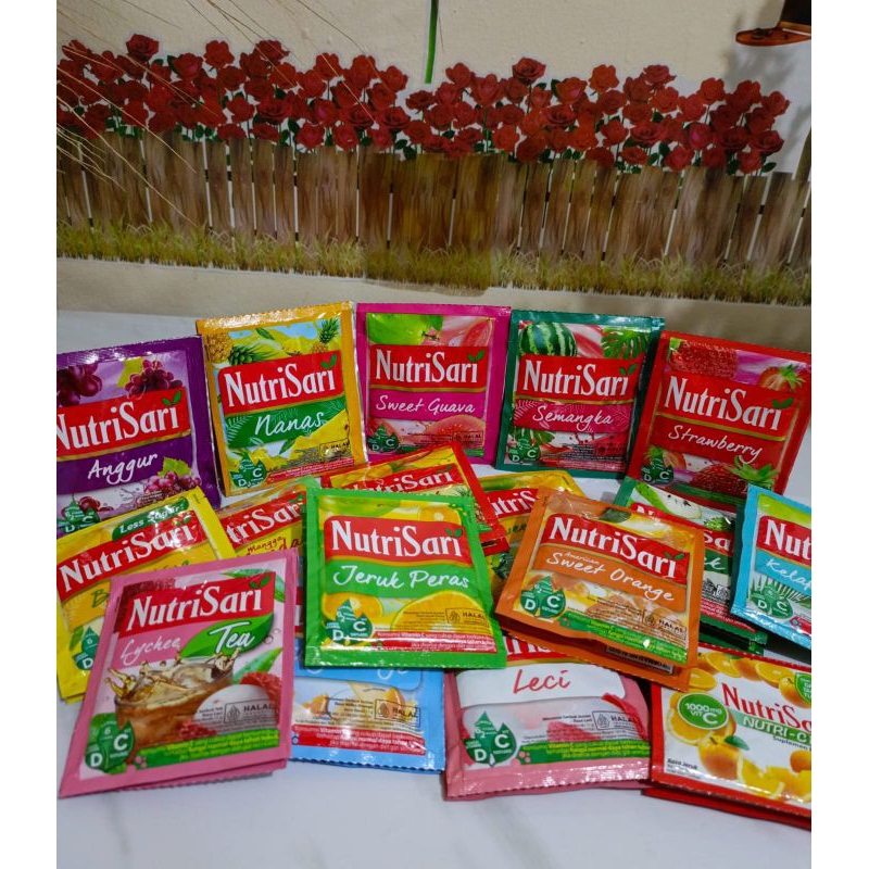 

Nutrisari Sachet All Varian harga per renceng