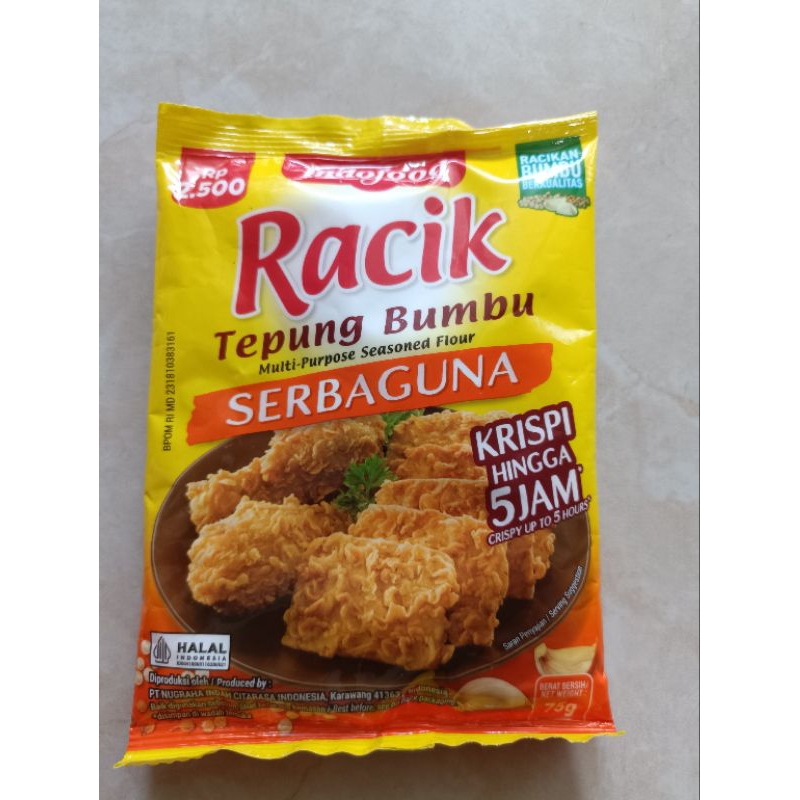 

RACIK TEPUNG BUMBU SERBAGUNA 75G INDOFOOD ISI 10 SACHET