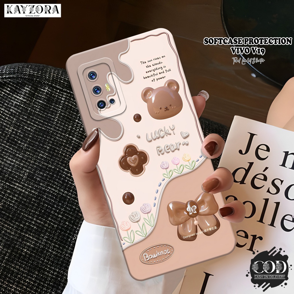 Case Hp VIVO V19 Terbaru - KAYZORA - Fashion Case Kartun - Softcase VIVO V19 - Pro Camera - Casing V