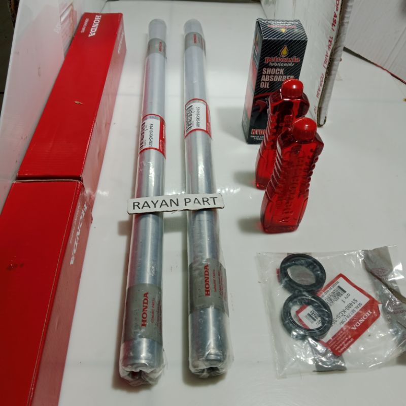As shock depan K45 Honda CBR150 LED CBR150 NEW sok+sil+oli sepasang 2016-2018